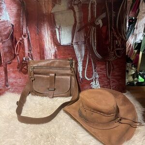 New Roots Tribe leather saddle bag